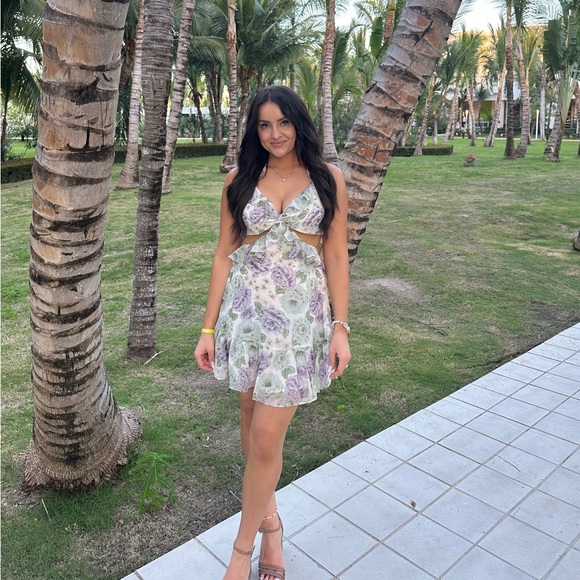 HELLO MOLLY My Sights Mini Dress Green - Picture 11 of 11